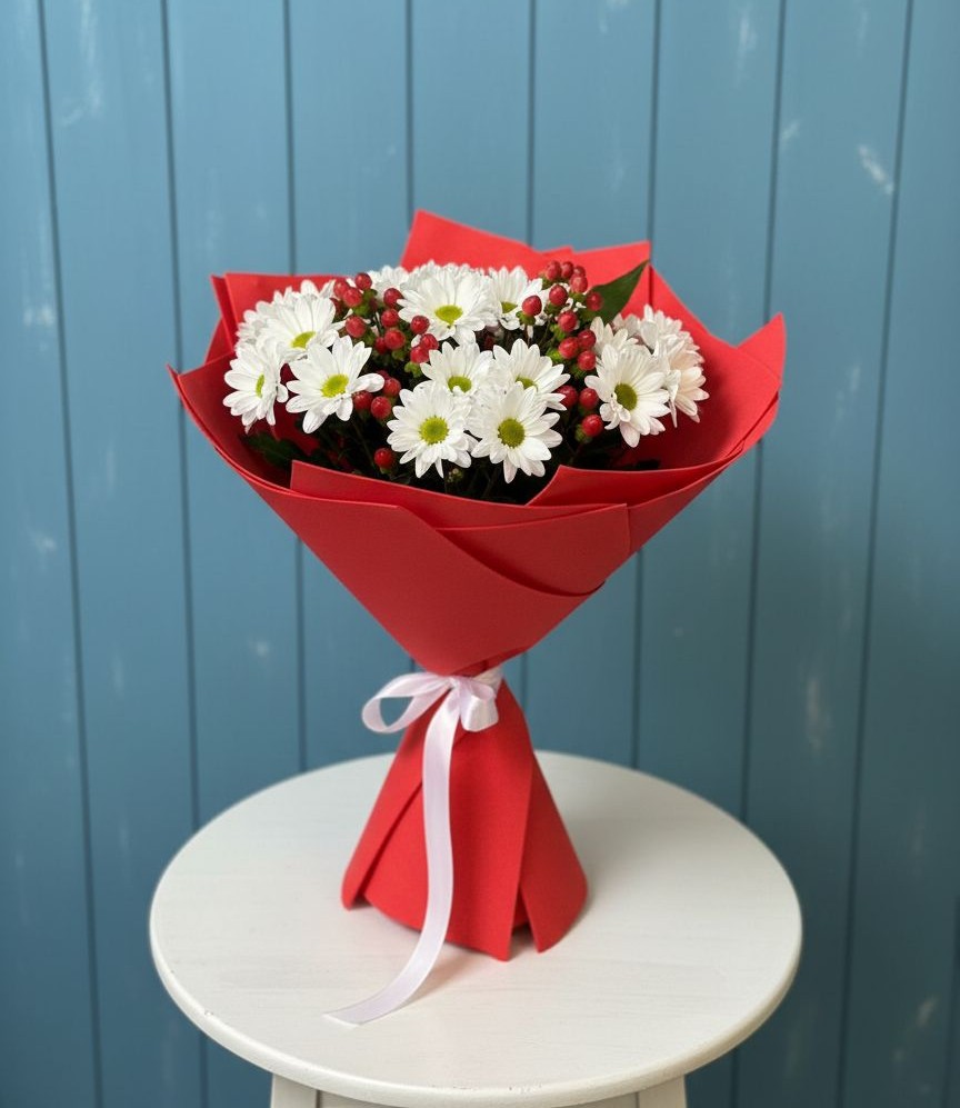 Букет цветов из: Хризантемы в Аничково