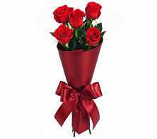 Букет 5 Красных роз Эдлесс Лав в Аничково