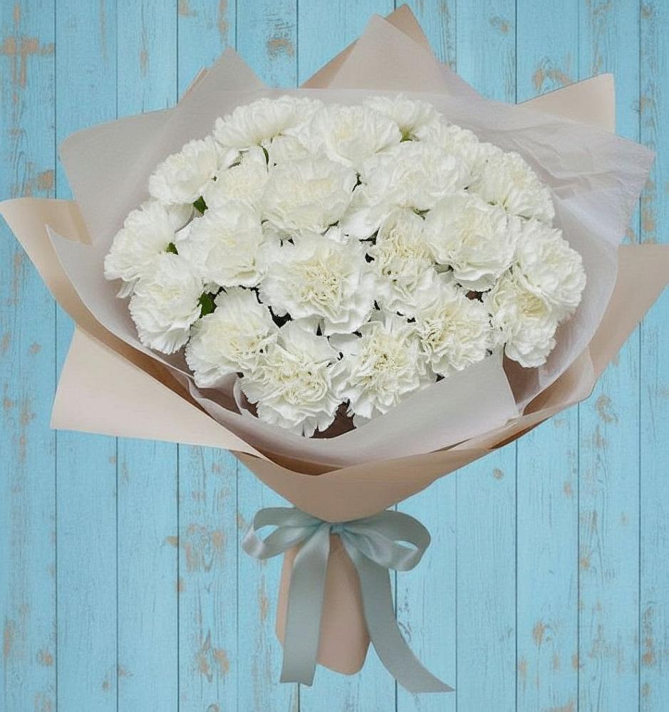 Букет цветов из: Гвоздики в Аничково