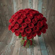 Букет 55 Красных роз Фридом #REPLACE_PRED# Аничково