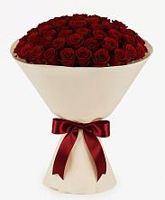 Букет 101 Бордовая роза Блэк Бакарра в Аничково
