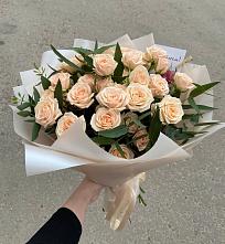 Букет Кремовые розы Латте в Аничково