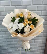 Букет цветов из:  Розы и Хризантемы в Аничково