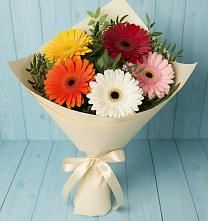 Букет цветов из:  Герберы в Аничково