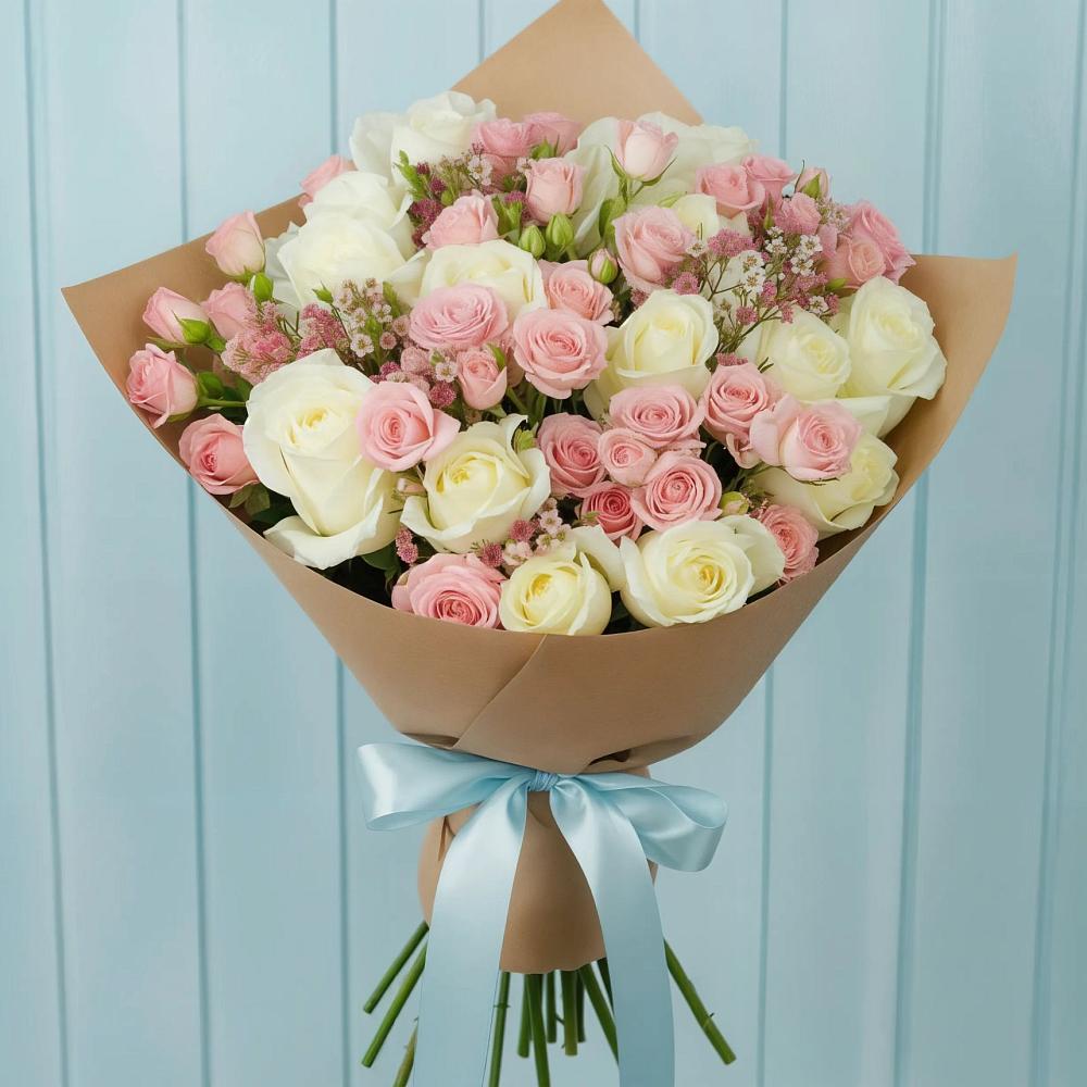 Букет цветов из: Розы в Аничково