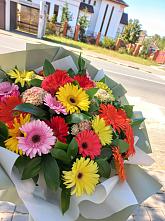 Букет цветов из:  Герберы #REPLACE_PRED# Аничково
