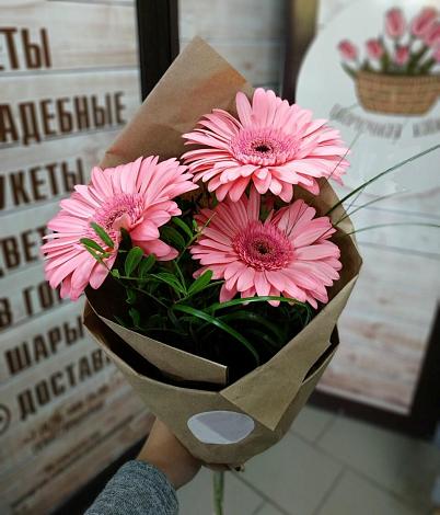 Букет цветов из: Герберы в Аничково