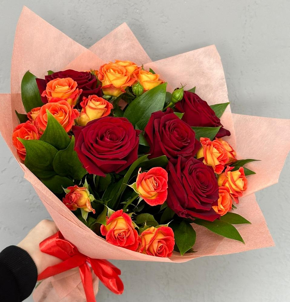 Букет Любовь и восторг в Аничково