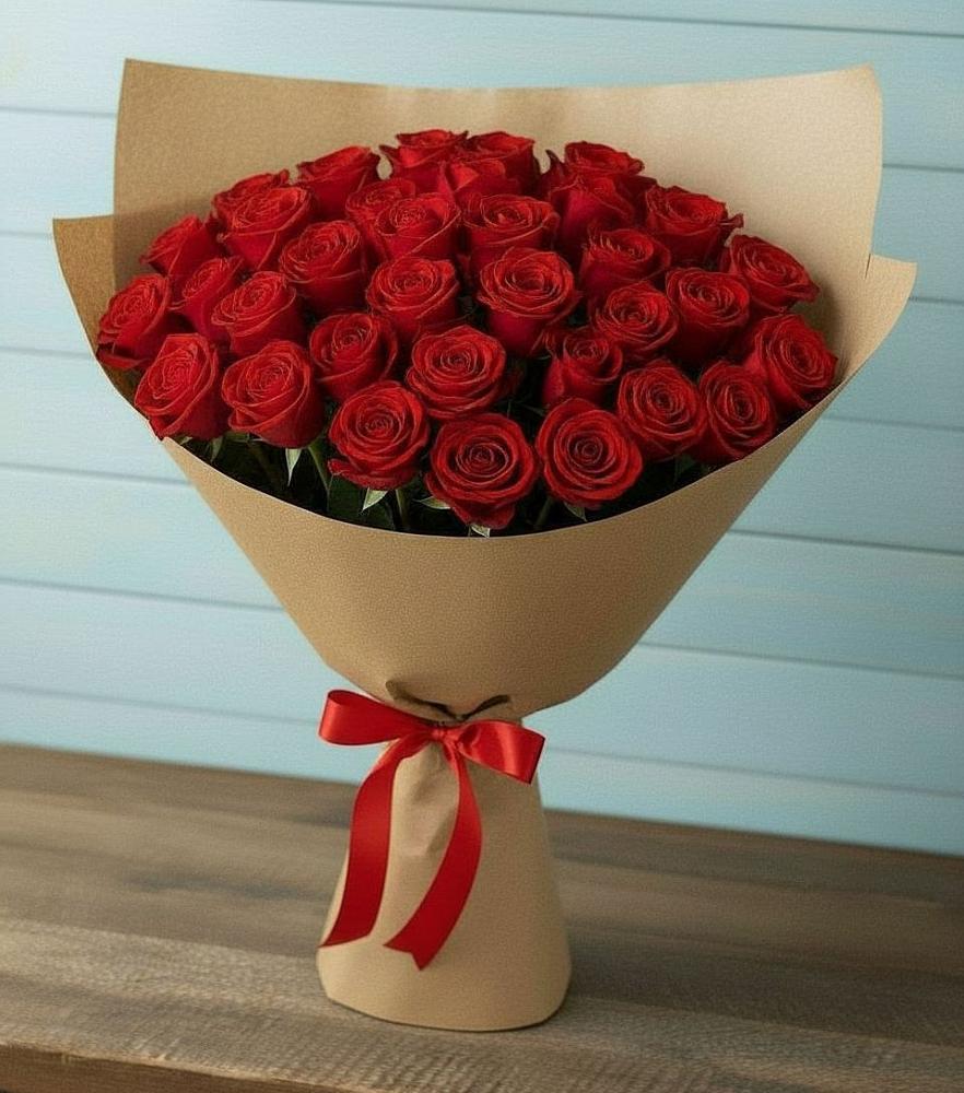 Букет Красные розы Милано в Аничково