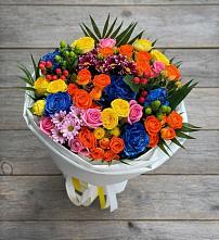 Букет цветов из:  Розы и Хризантемы в Аничково