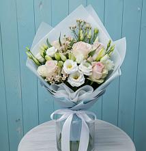 Букет цветов из:  Розы и Лизиантусы #REPLACE_PRED# Аничково