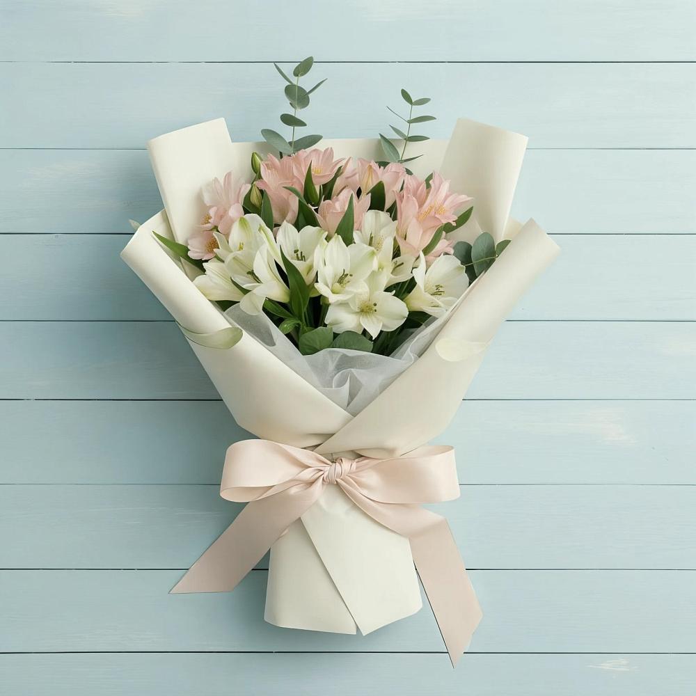 Букет цветов из: Альстромерии в Аничково