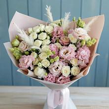 Букет цветов из:  Альстромерии и Розы в Аничково